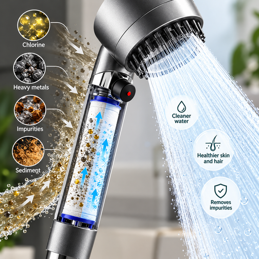 Swonston™ Filtered Shower Head – High Pressure Shower Head