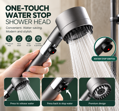 Swonston™ Filtered Shower Head – High Pressure Shower Head