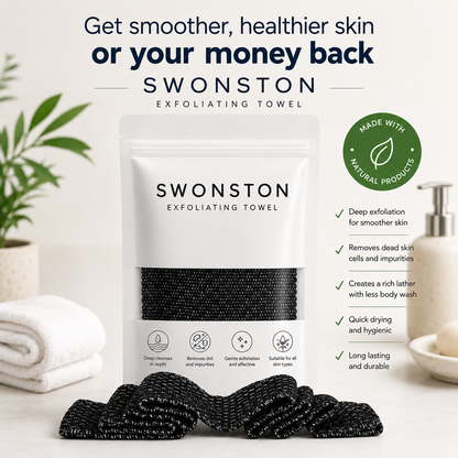 Swonston™ Japanese Exfoliating Body Towel