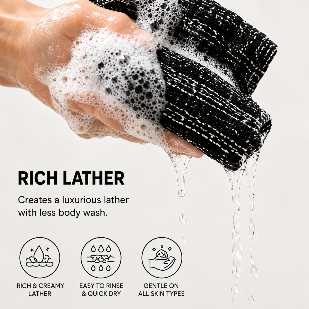 Swonston™ Japanese Exfoliating Body Towel